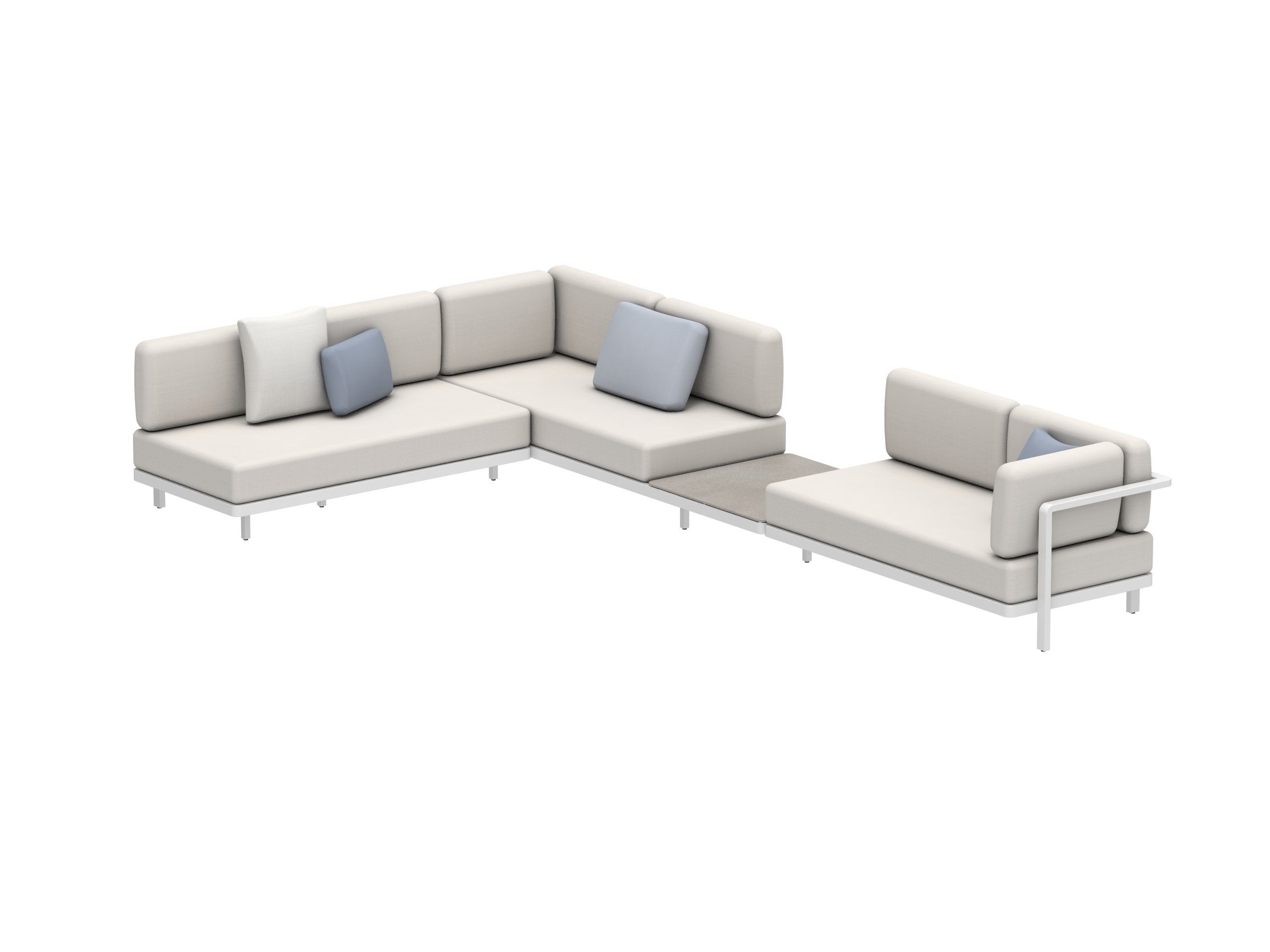 Угловой модульный садовый диван в Batyline® Royal Botania Alura Lounge ARCH-00111953 - Вид №8