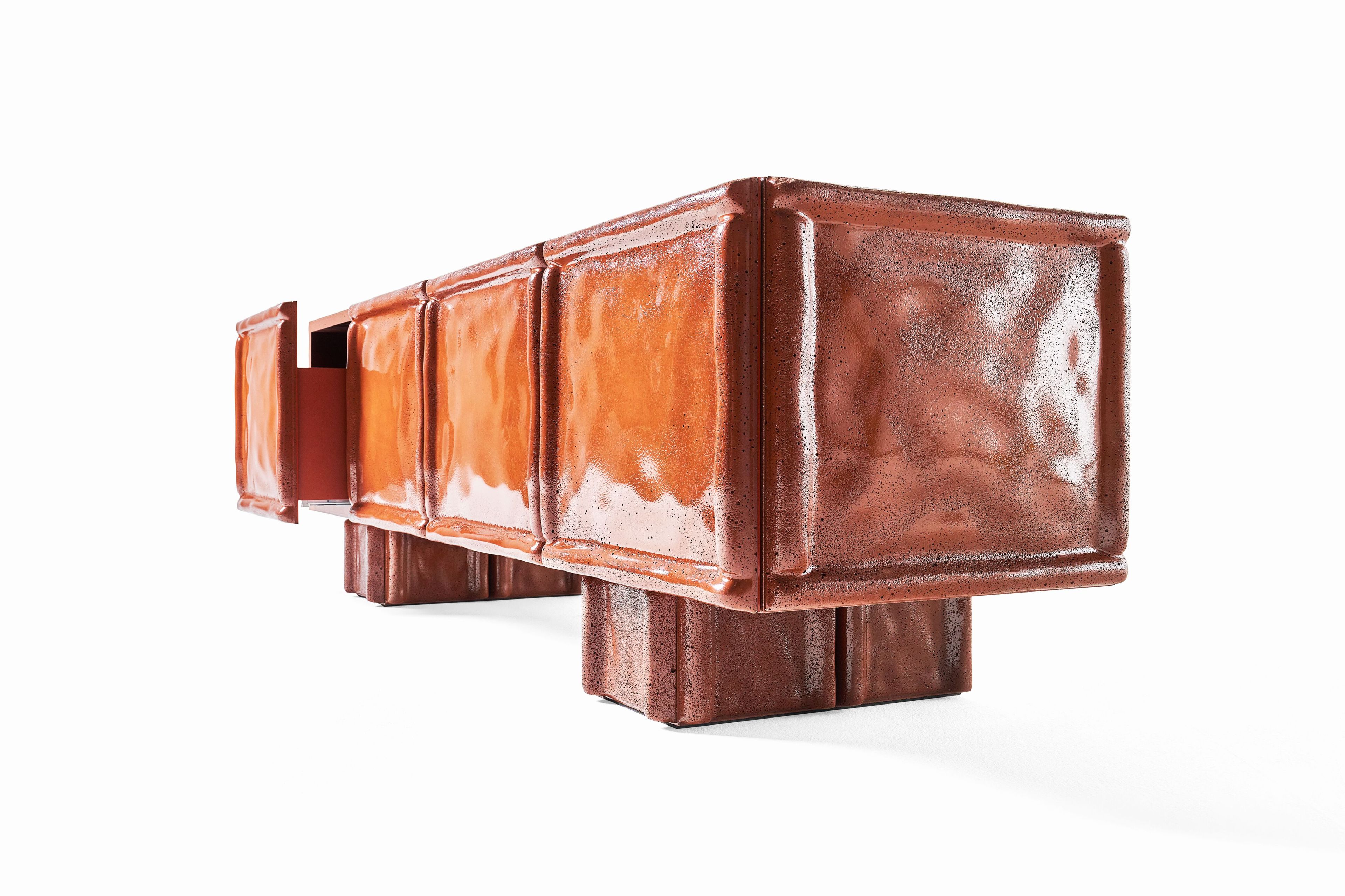 Шкаф в Cimento® с ящиками Riva ARCH-00133386 - Вид №4