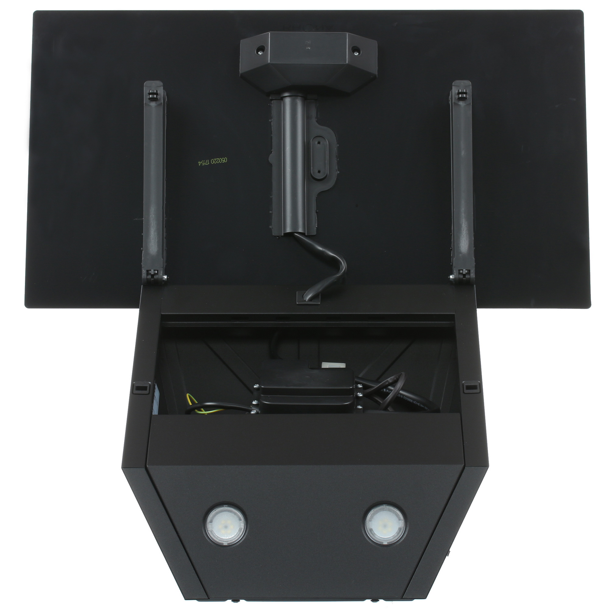 1611852 Вытяжка наклонная KRONA GABRIELE 600 black PB черный STDN-0048627 - Вид №8