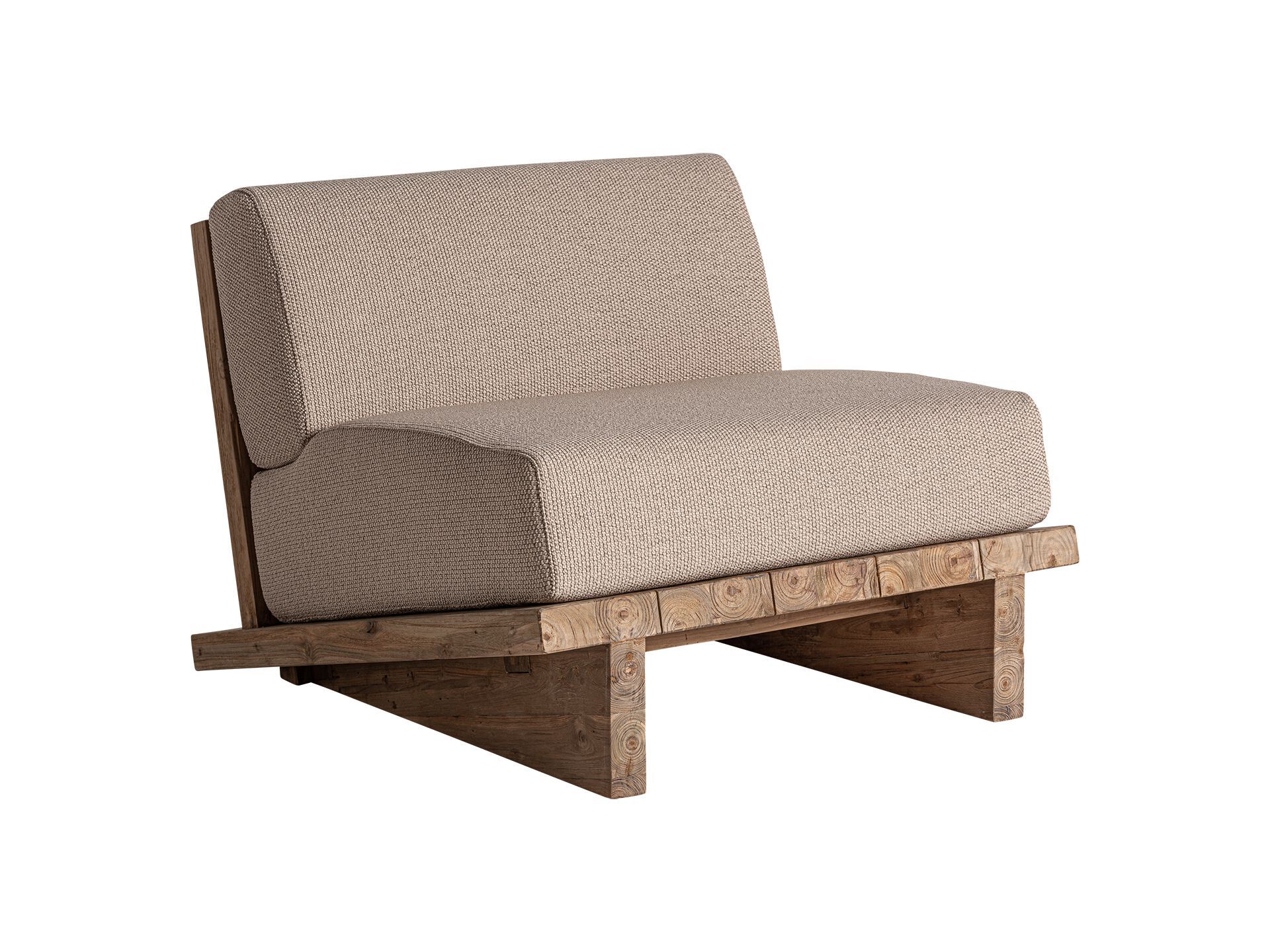 Кресло из ткани и дерева Vical Home Pure ARCH-00120416