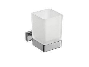 Держатель зубной щетки из матового стекла