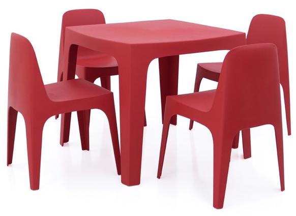 VONDOM Садовый стул из полипропилена Solid sun-id-1355652 - Вид №1