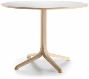 ALKI Круглый дубовый стол с основанием 4 звезды Jantzi