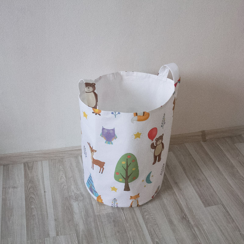 Тканевая корзина Forest Party VAMVIGVAM FOREST PARTY 282038 Белый;зеленый;коричневый Santreyd  - Вид №1