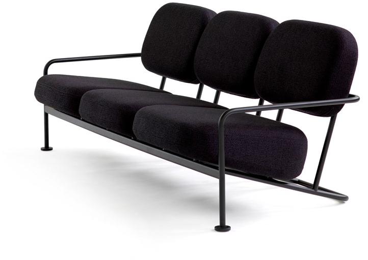 Blå Station 3-х местный кожаный диван Åhus Åhus-3 | 2019 Bla Station Åhus-3 ~ 2019 - Вид №1