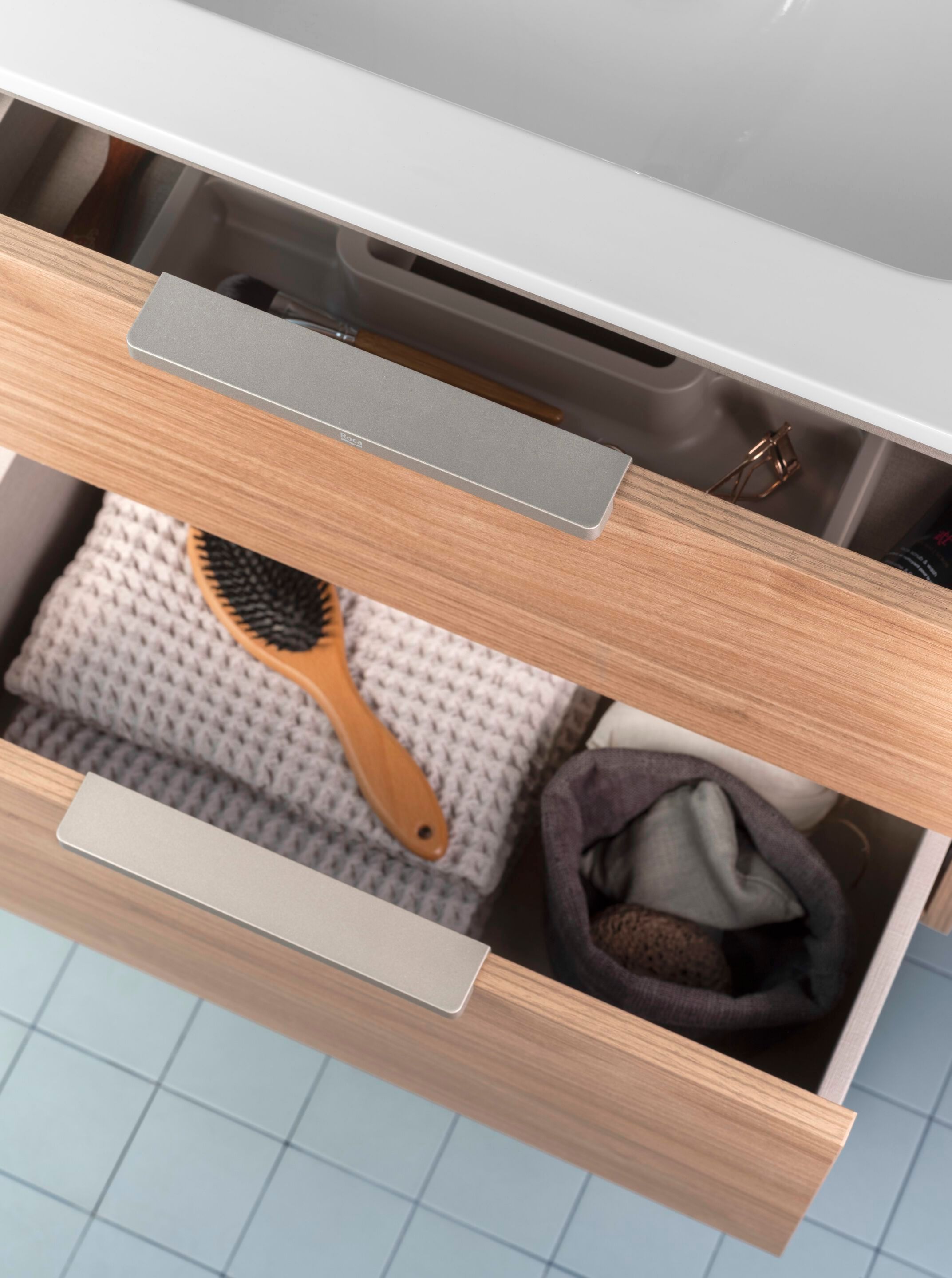 Подвесной шкаф для умывальника со встроенной раковиной Roca Optica ARCH-00039080 - Вид №1