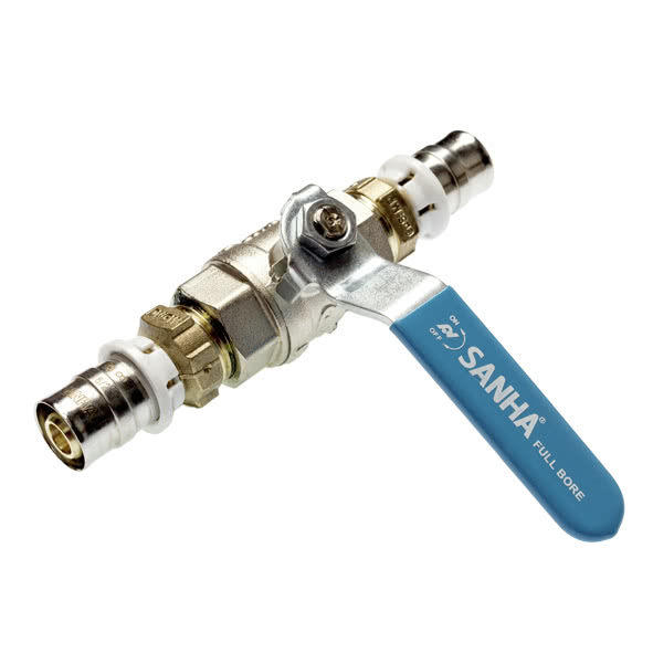 12580220 25802 - Шаровые краны 3fit-Press Размер: 20x2,0 SANHA  - Вид №1