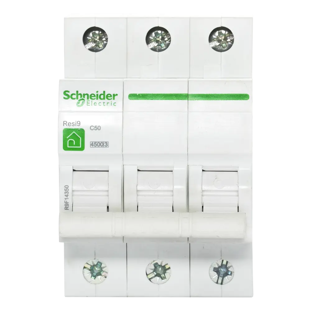 Автоматический выключатель Schneider Electric Resi9 3P C50 A 4.5 кА 16601290 STLM-2167541 