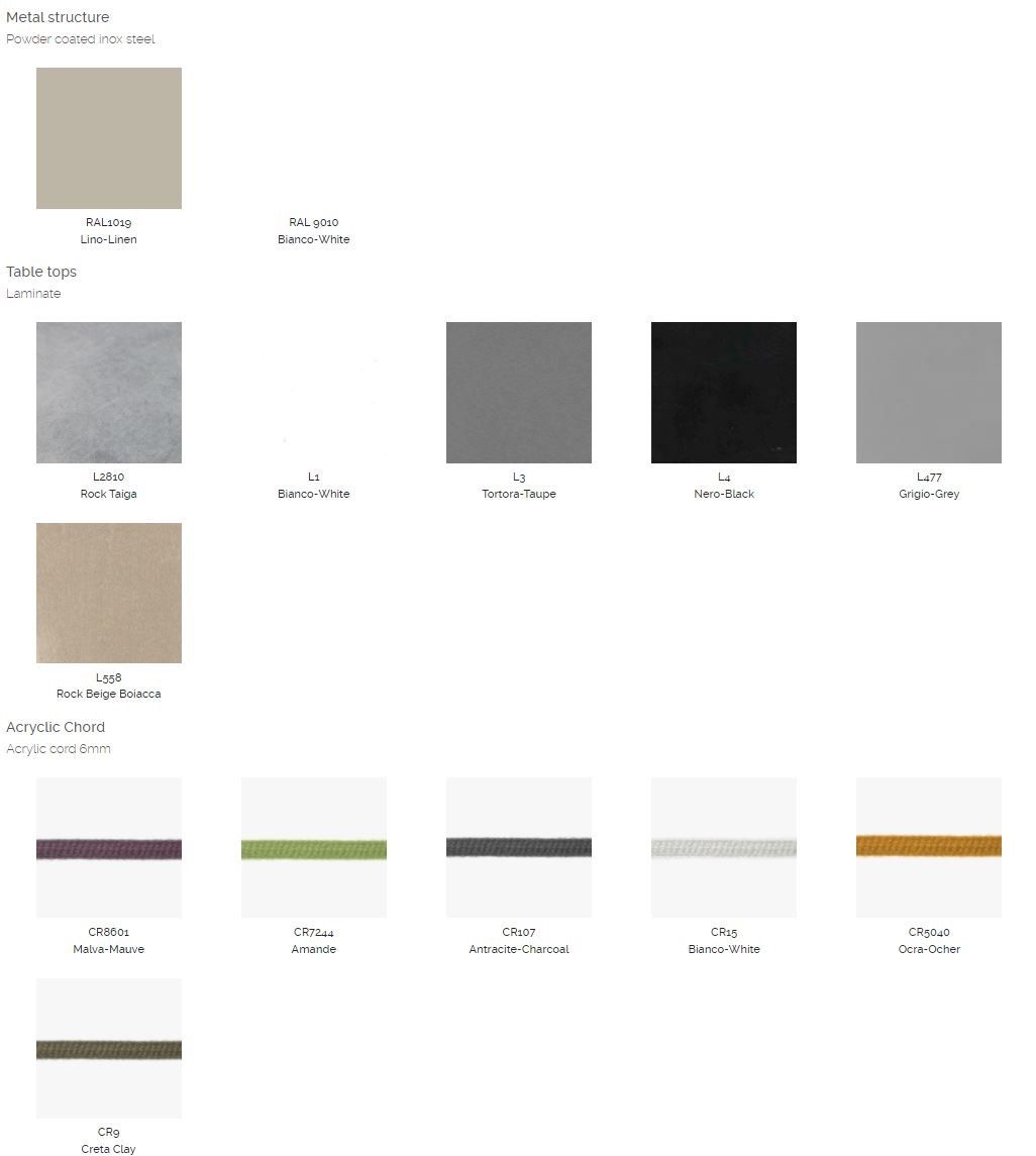 Квадратный садовый журнальный столик из ламината Coro Sally ARCH-00145793 - Вид №5