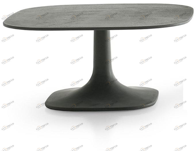 B&B Italia Outdoor Садовый столик квадратный из бетона Fiore sun-id-1351258