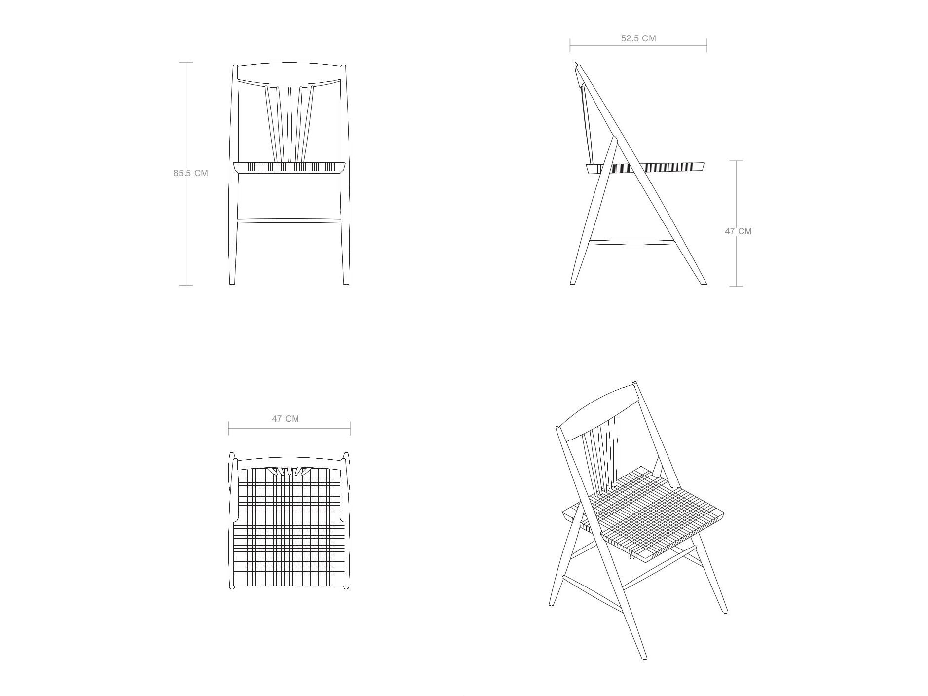 Стул из тикового дерева Phantom Hands Нитьян Унникришнан ARCH-00067938 - Вид №11