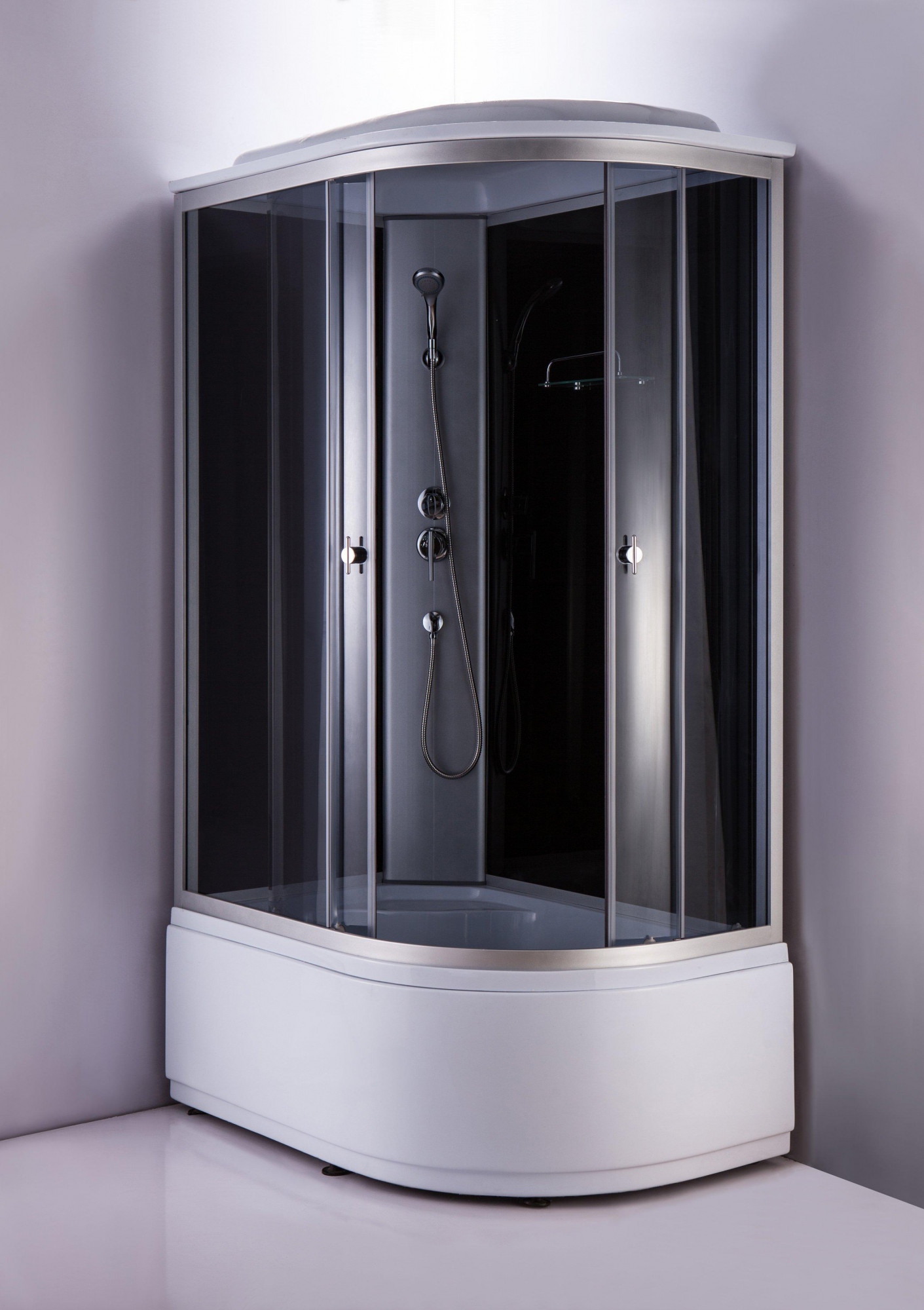 Душевая кабина NG- 2510-14L (1200х800х2150) высокий поддон(45см) стекло ТОНИРОВАННОЕ Niagara Classic 25101434L