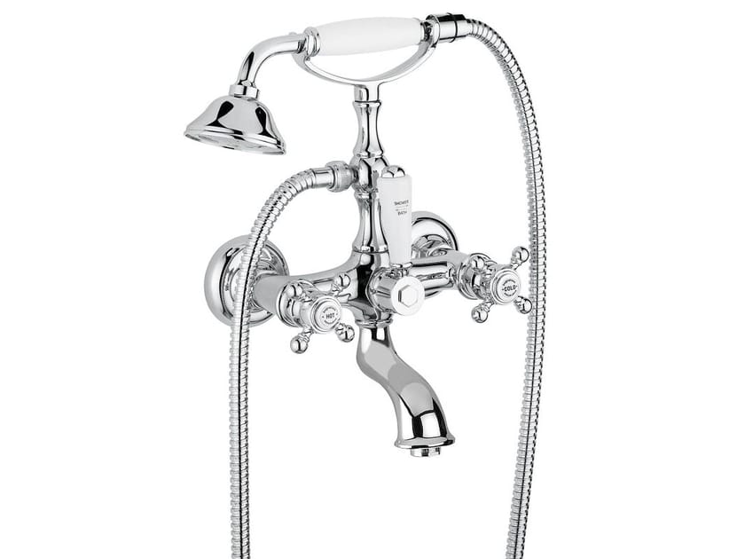 Хромированный латунный настенный смеситель для ванны Bugnatese ARCADIA ARCH-00057310