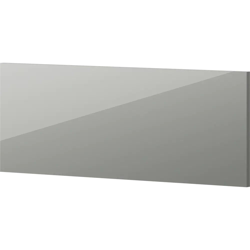 Фасад кухонный DELINIA ID Аша грей 59.7×16.7 см глянцевый 85036539 STLM-0057833