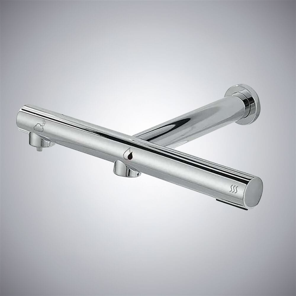 Инфракрасный кран для общественных туалетов с воздушными полотенцами Fontana Showers синий Синий ARCH-00046690 - Вид №3