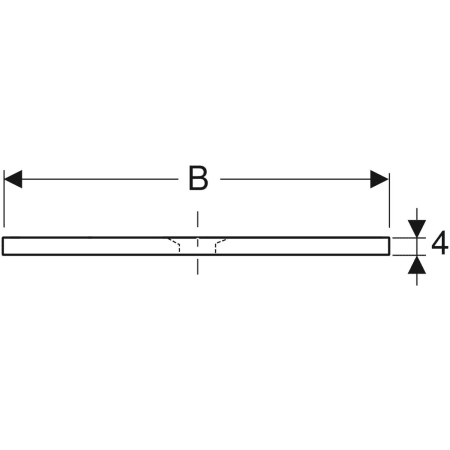 550.750.00.1 Квадратный душевой поддон Geberit Olona Geberit  - Вид №4