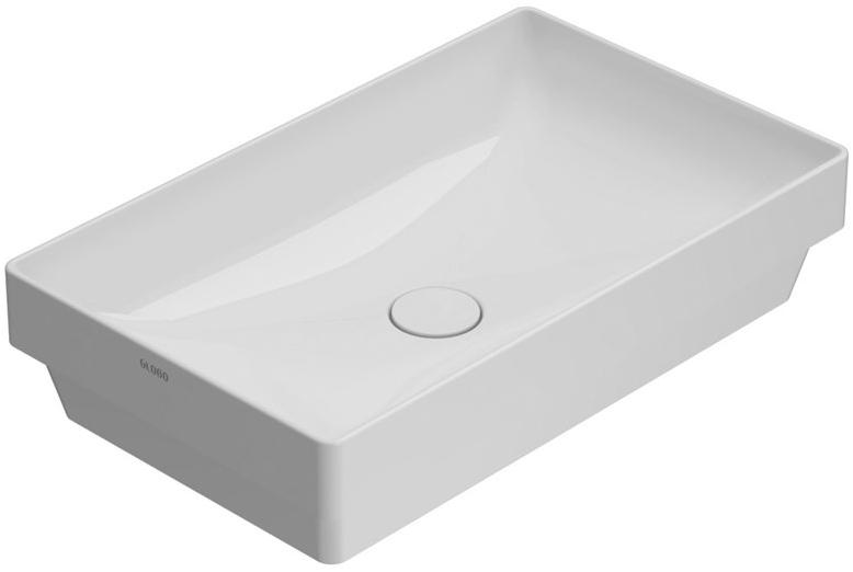 B6r62.bi / b6r61.bi Накладная раковина на столешницу  овальная Ceramica Globo T-EDGE - Вид №1