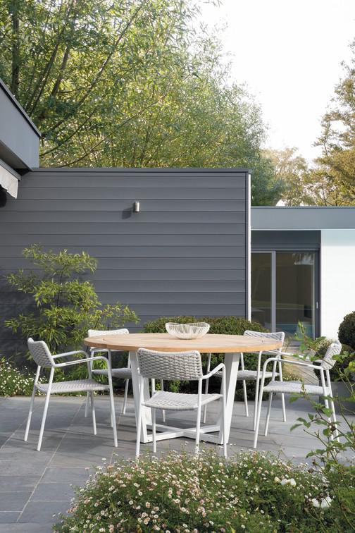 MNST710 Обеденный стол pca white f8 ⌀155см Manutti Fuse - Вид №10