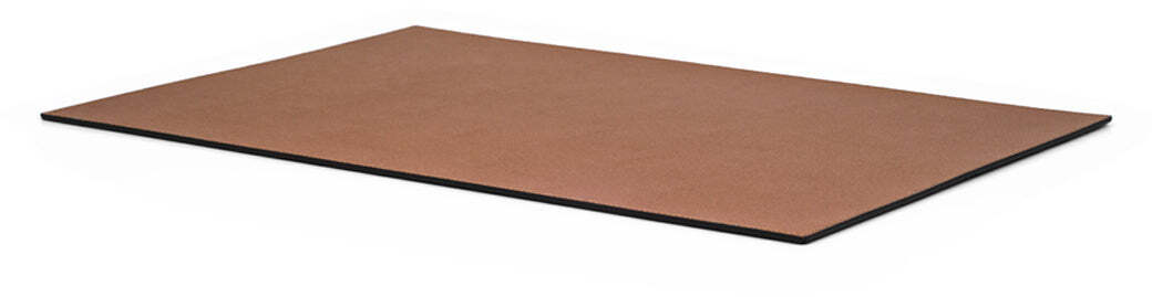 Прямоугольная подставка для столовых приборов - 45X31 см / зернистая кожа_earth