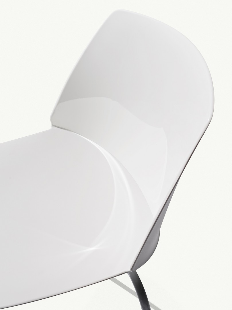 Classy 1090 Стул со стальным каркасом, 4 ножки. Полипропиленовая оболочка. Et al. Classy - Вид №8