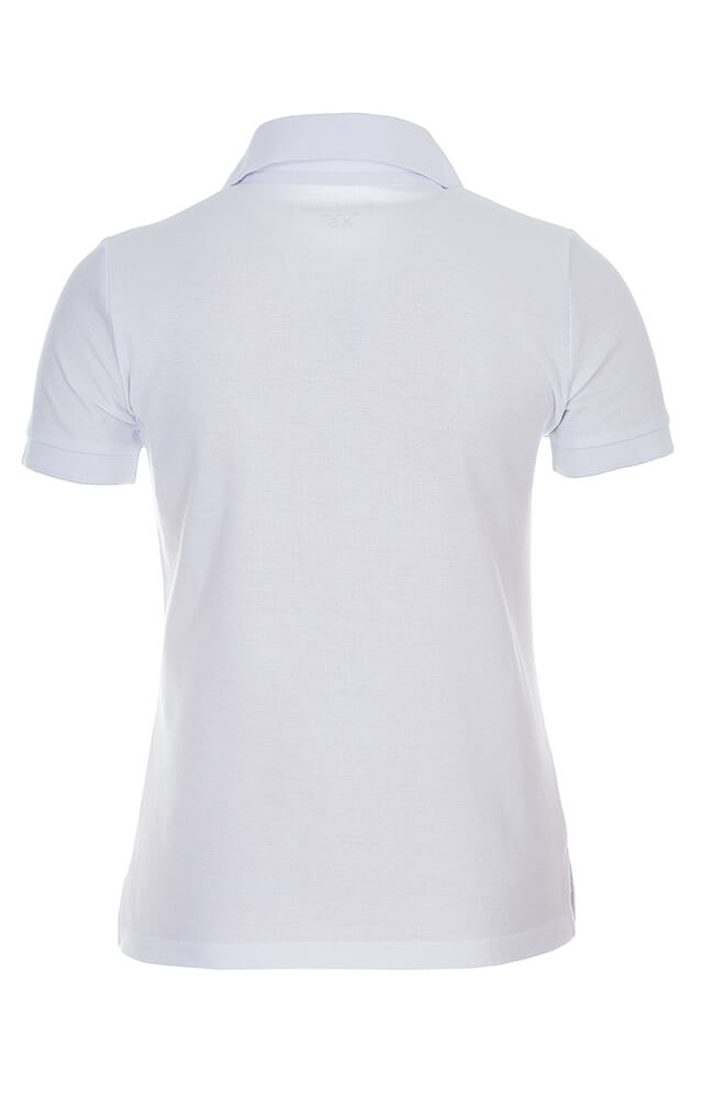 62157 Тенниска-поло женская белая LUXE  Одежда для салонов красоты  размер L  - Вид №3