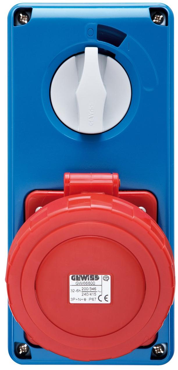 GEWISS Промышленная электрическая розетка Prese, spine e interruttori sun-id-1500844 - Вид №2