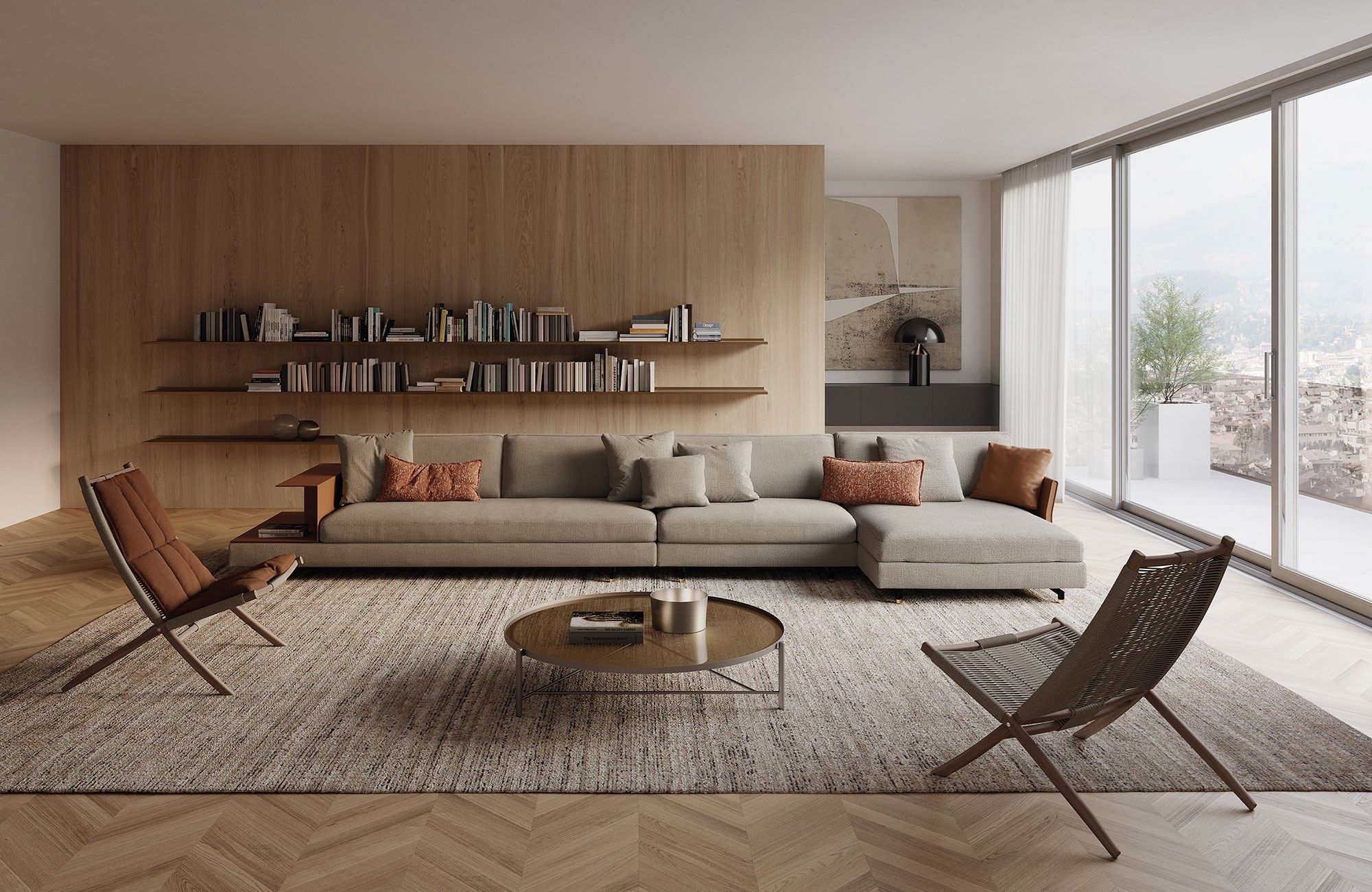 Кресло из ткани, веревки и ясеня Frigerio Хули ARCH-00149241 - Вид №8