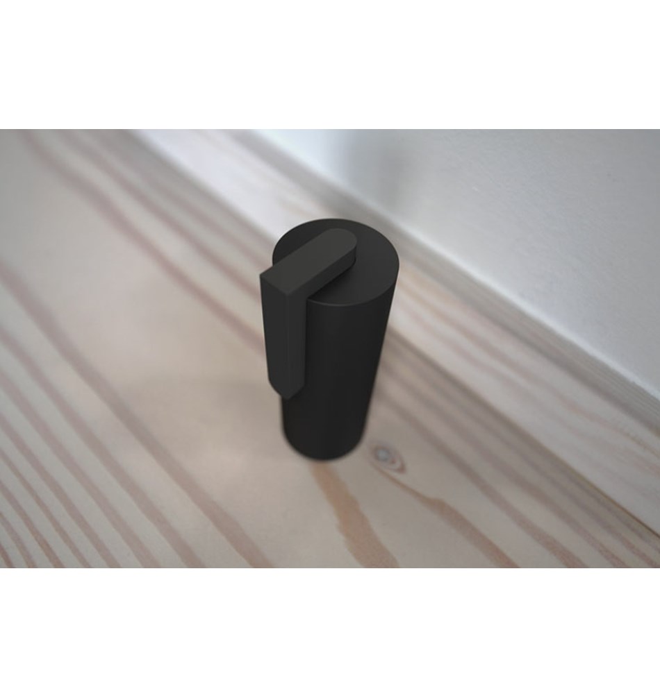 FROST Дверной упор 2, 75 мм » черный / черный Нержавеющая сталь Черный N1931-1-B  - Вид №4