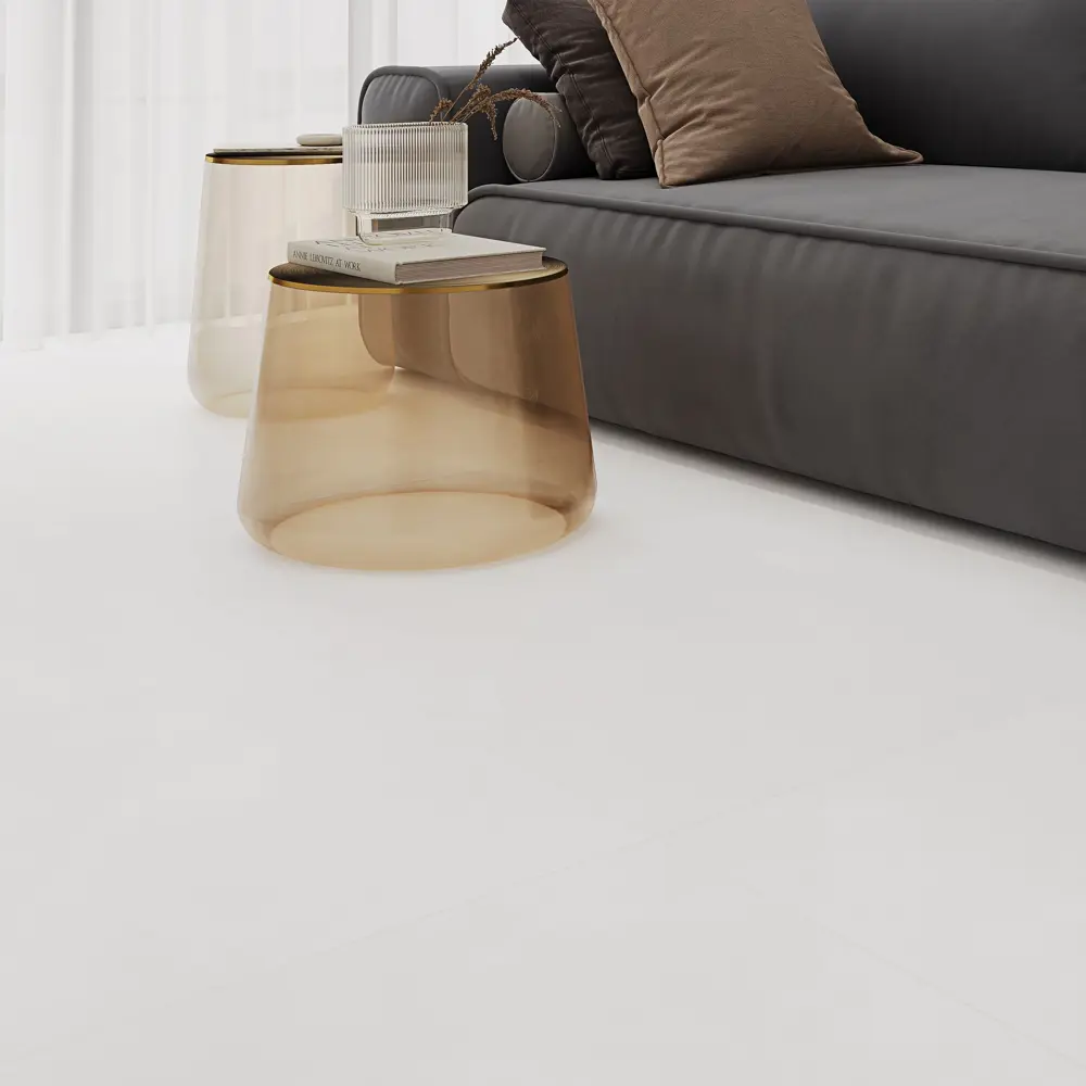Глазурованный керамогранит Ceradim Royal Swiss White 60x60 см 1.44 м² лаппатированный цвет белый 89457839 STLM-2063143