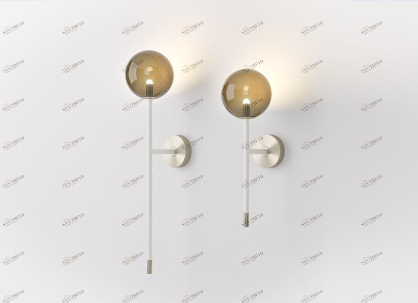 PROF Настенный светильник из дутого стекла Grace sun-id-1423067