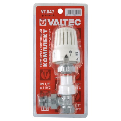 VT.047.N.04 Терморегулятор радиаторный угловой Valtec 1/2" 