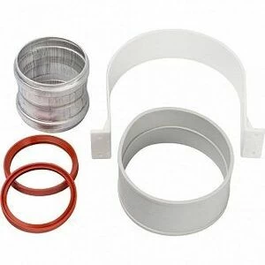 Комплект STOUT для соединения  коаксиального дымохода 60/100, с хомутом