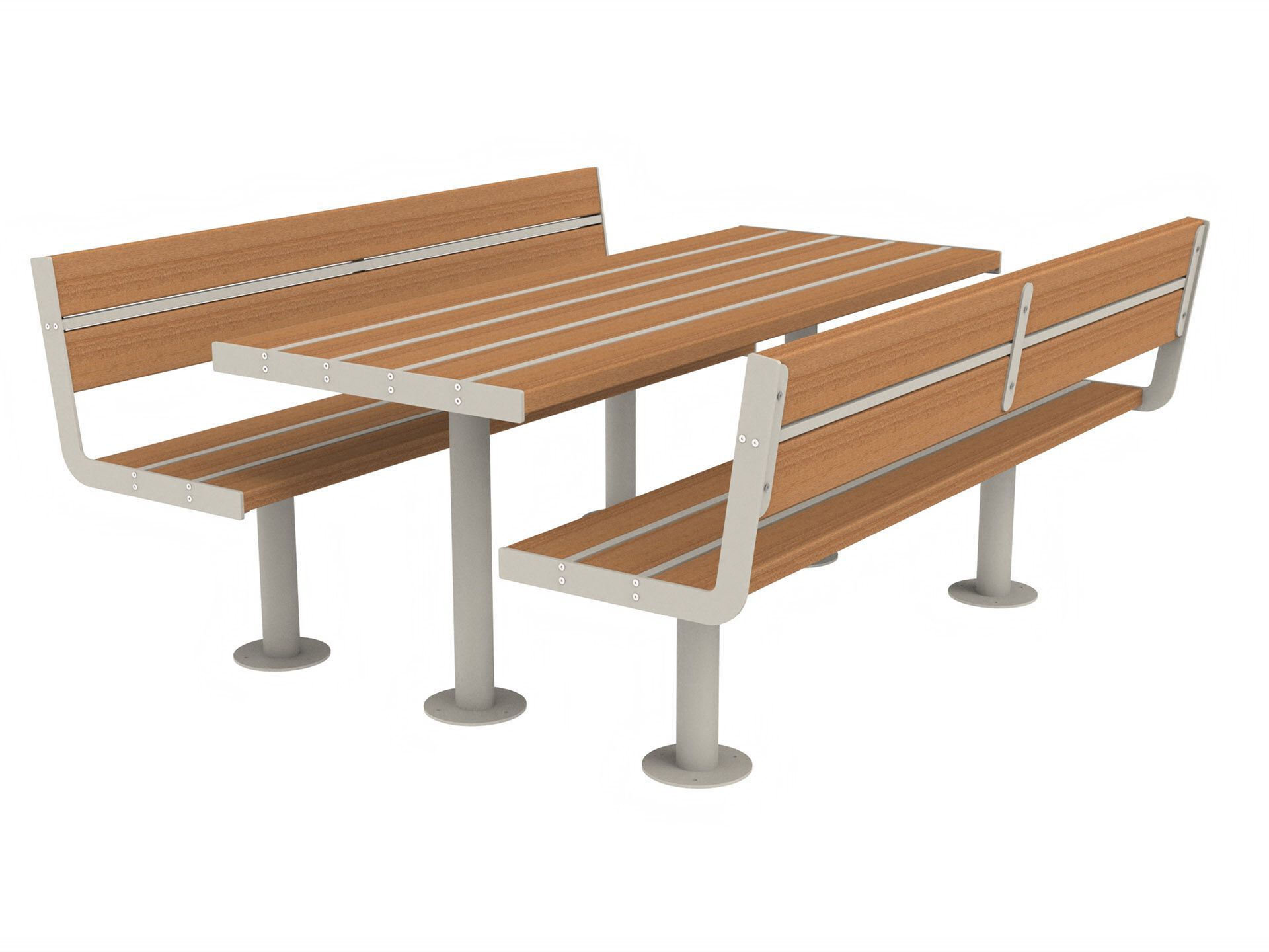 Стол для пикника со встроенными скамейками Lazzari Joy ARCH-00005444 - Вид №10