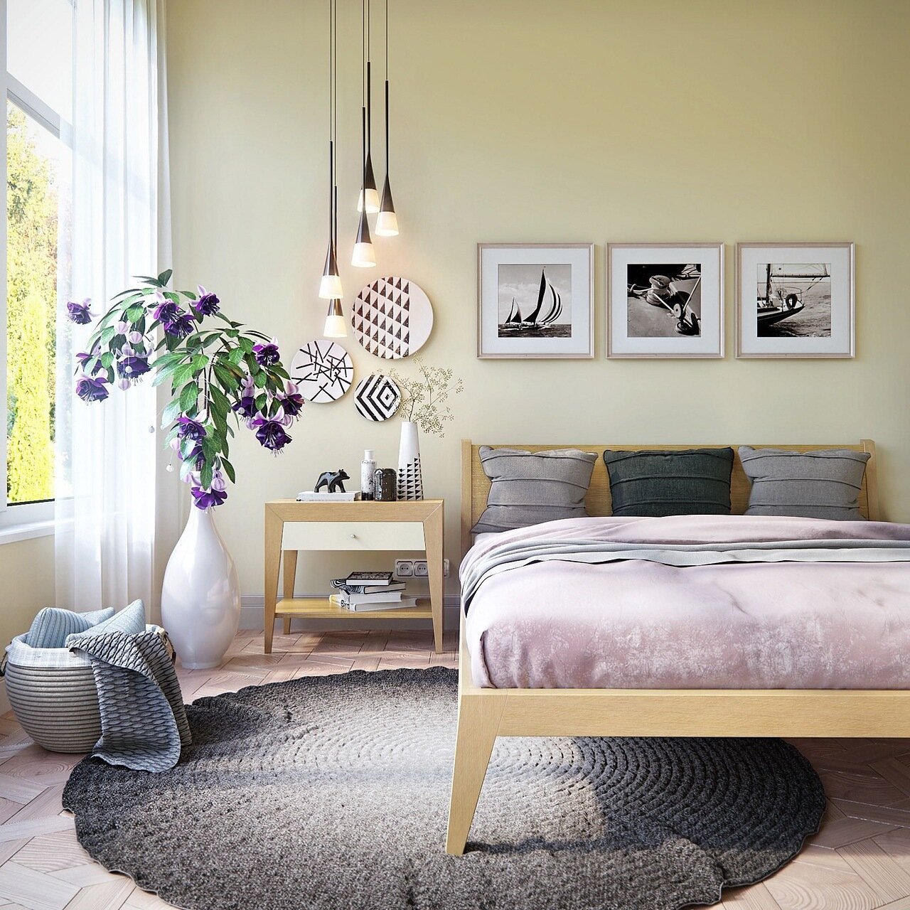 Кровать полутораспальная 140x200 светло-коричневая Fly BRAGIN DESIGN ДИЗАЙНЕРСКИЕ 256385 Бежевый  - Вид №2