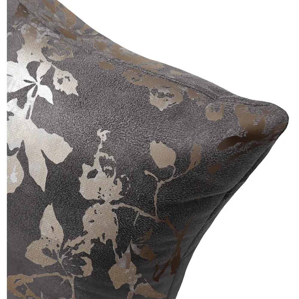 Подушка Seasons Seme бархат 45x45 см цвет серо-коричневый 84391939 STLM-2126821  - Вид №2