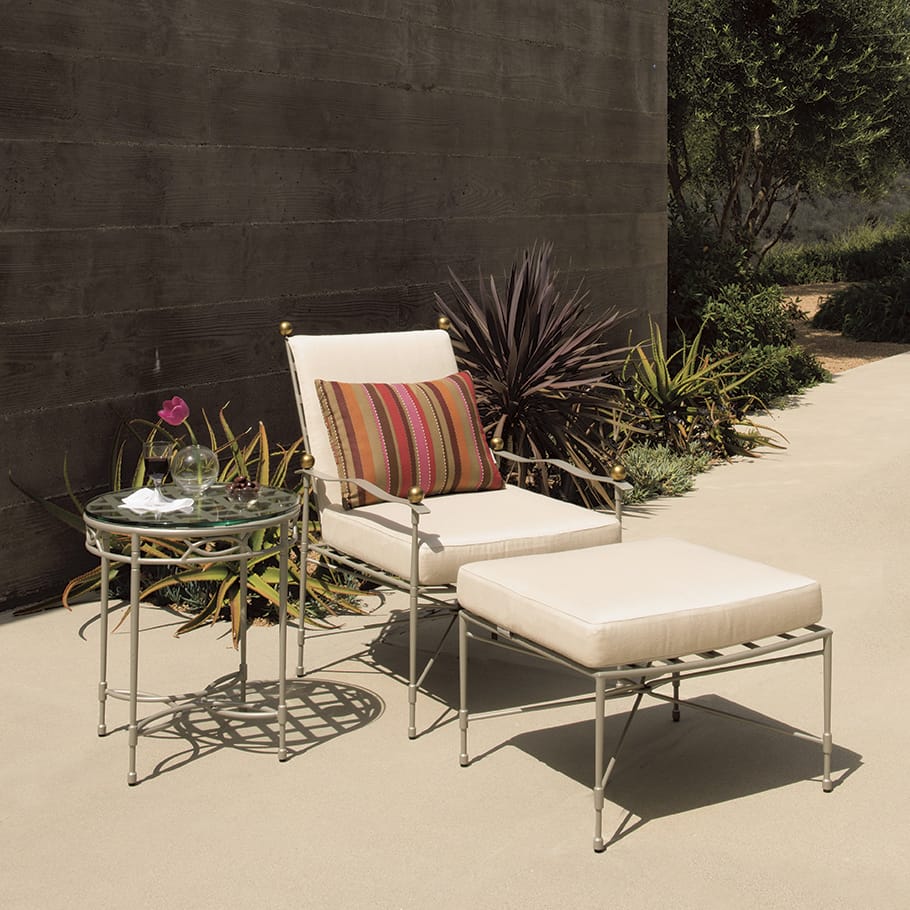 Круглый журнальный столик из нержавеющей стали и стекла JANUS et Cie ARCH-00047288 - Вид №4