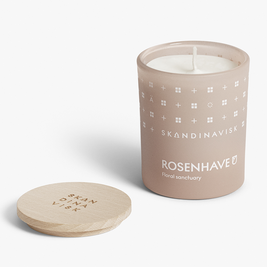 SK20210 Свеча ароматическая rosenhave с крышкой, 65 г (новая) S K A N D I N A V I S K  - Вид №5