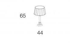 Caroti Настольная лампа прямого света Via montenapoleone 3035 / 3036  - Вид №2