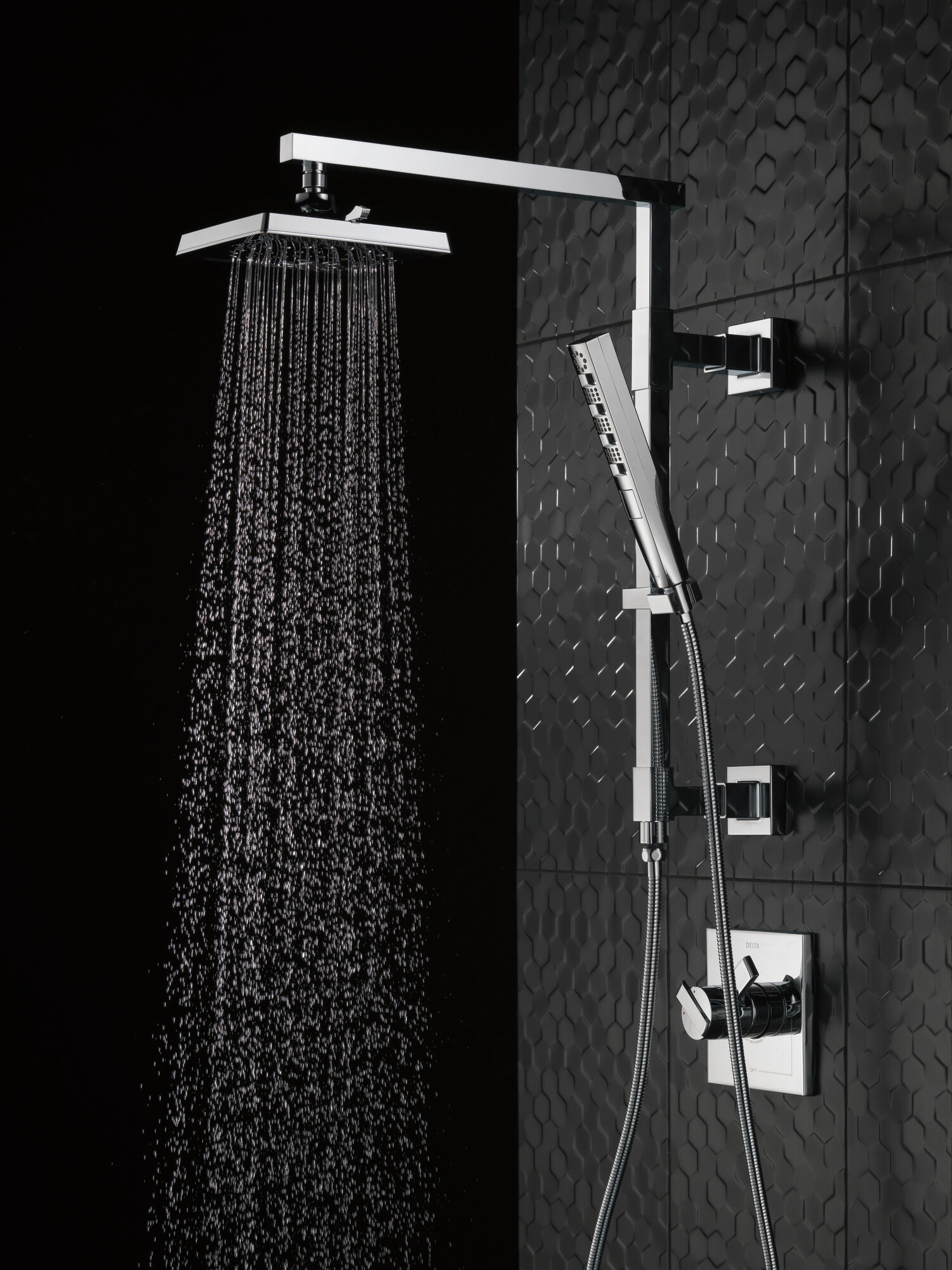 58410-PN Душевая колонна угловая 18 дюймов Delta Faucet Universal Showering Полированный никель  - Вид №17