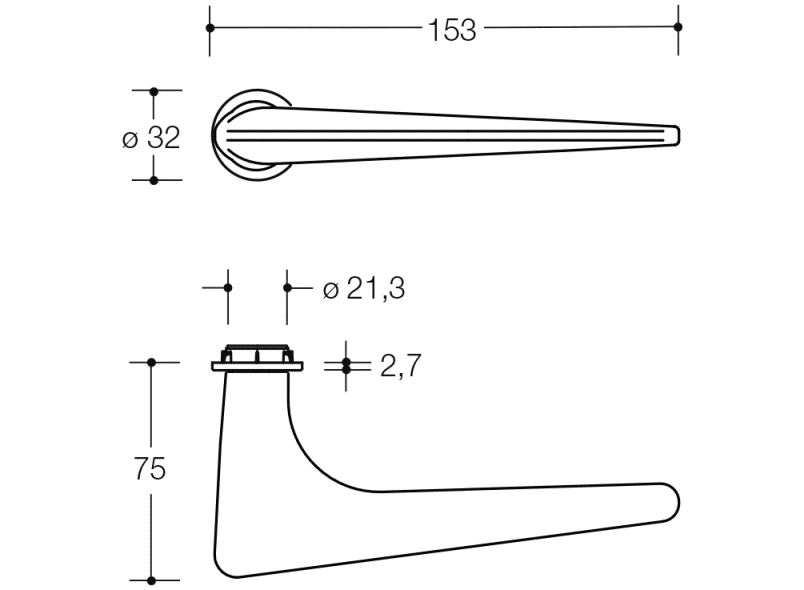 250PBM02.130 Свободно занятое множество HEWI Edition matt | Polyamid  - Вид №3