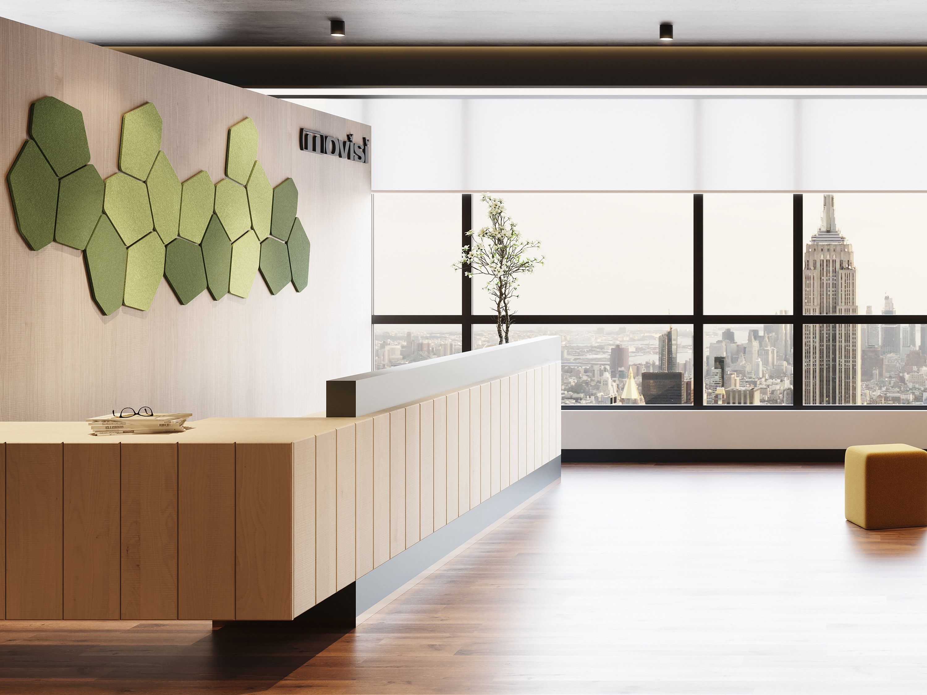 Рециркулированная пластиковая акустическая панель Movisi HUSH ARCH-00143464 - Вид №3