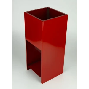 Ящик для хранения П-10 17x32x17 см 10 л металл без крышки цвет красный 89434961 STLM-2057781