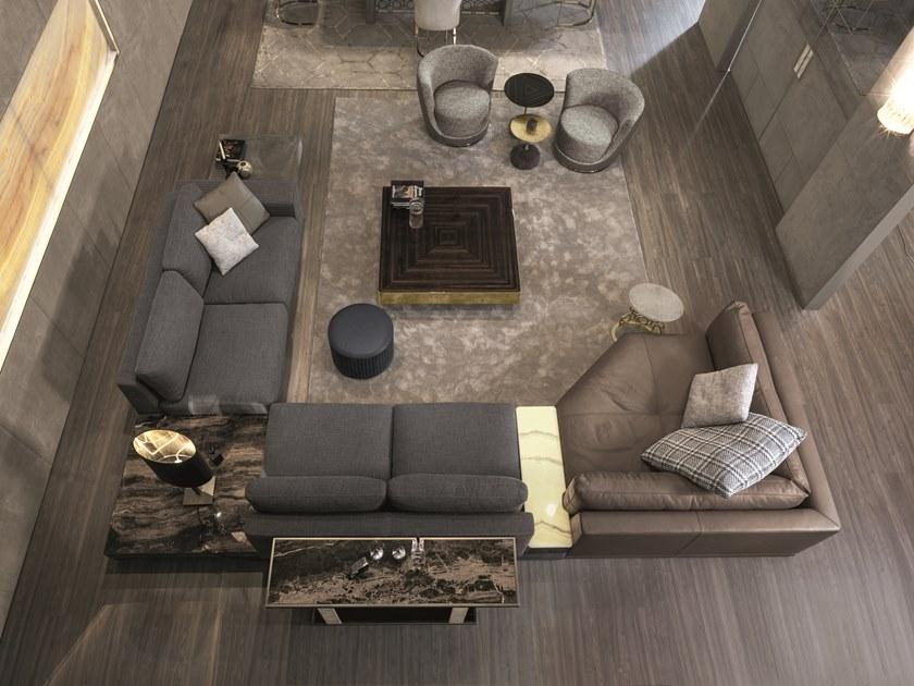 Longhi Секционный угловой диван в коже Loveluxe 2017 – essence collection W 574 - Вид №1