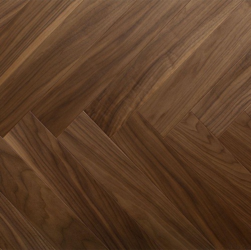 Паркет Ёлка Arti Parchetto Americano (американский) Орех американский Селект с брашью (Текстурированная) 500х110 мм 4900200007 - Вид №1