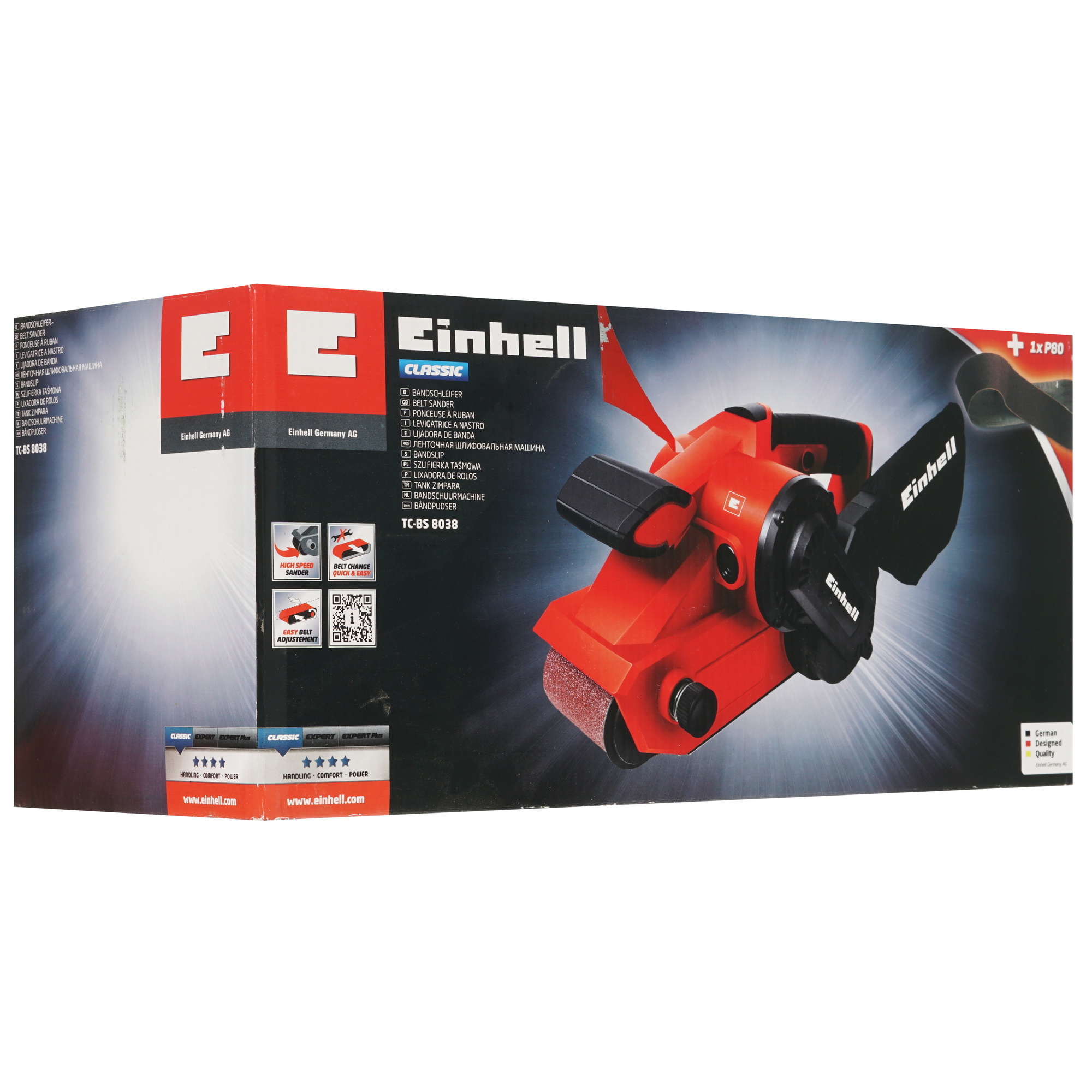 Ленточная шлифмашина Einhell TC-BS 8038 7999273 STDN-0097786 - Вид №6