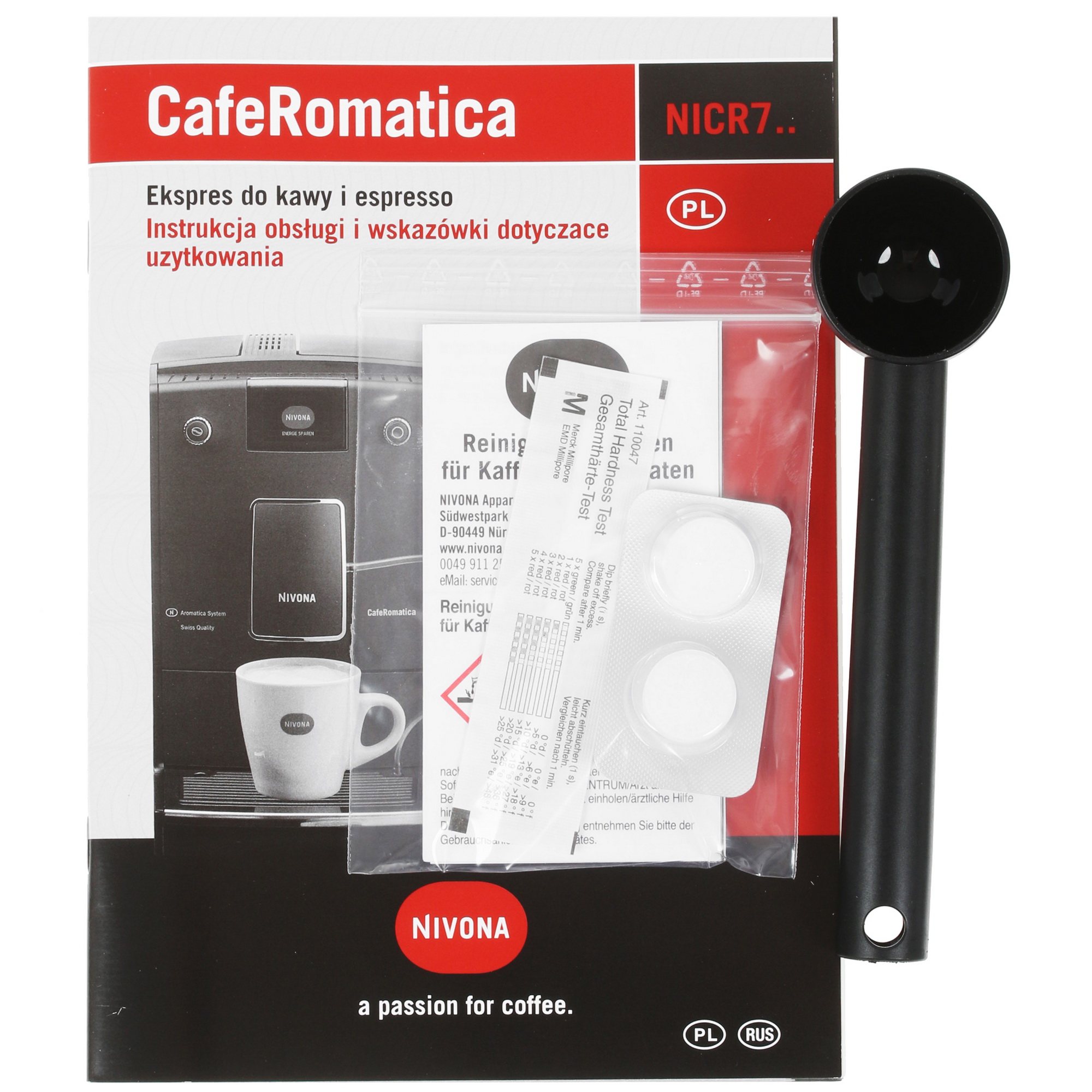 8190321 Кофемашина автоматическая Nivona CafeRomatica NICR 756 черный STDN-0110527 - Вид №8