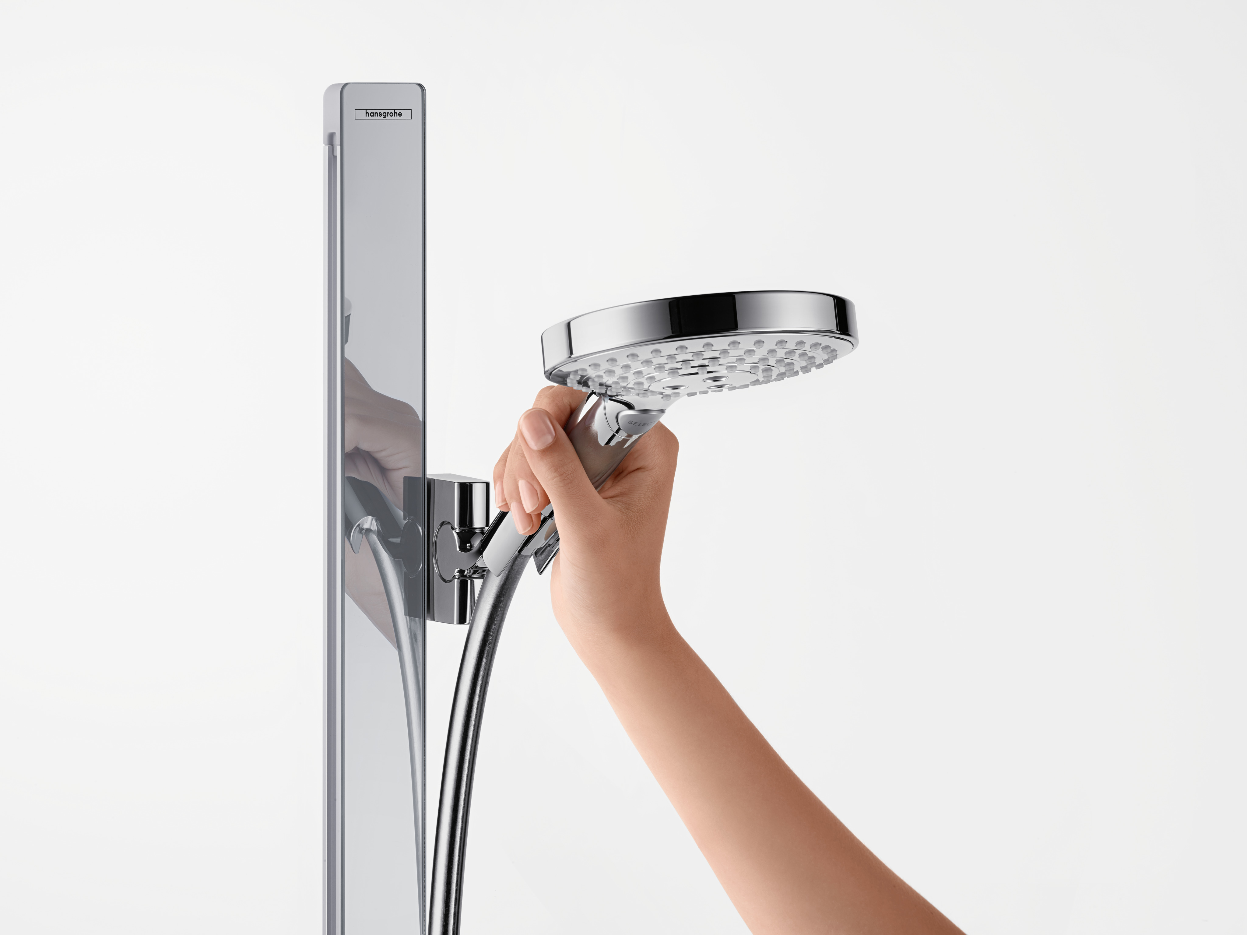 27646400 Raindance Select S Душевой набор 120 3jet со штангой 150 см и мыльницей Hansgrohe  - Вид №4