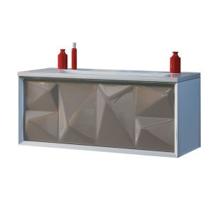 У67845 Тумба Romb 90П 1в.я. Cappuccino 1 Marka Art