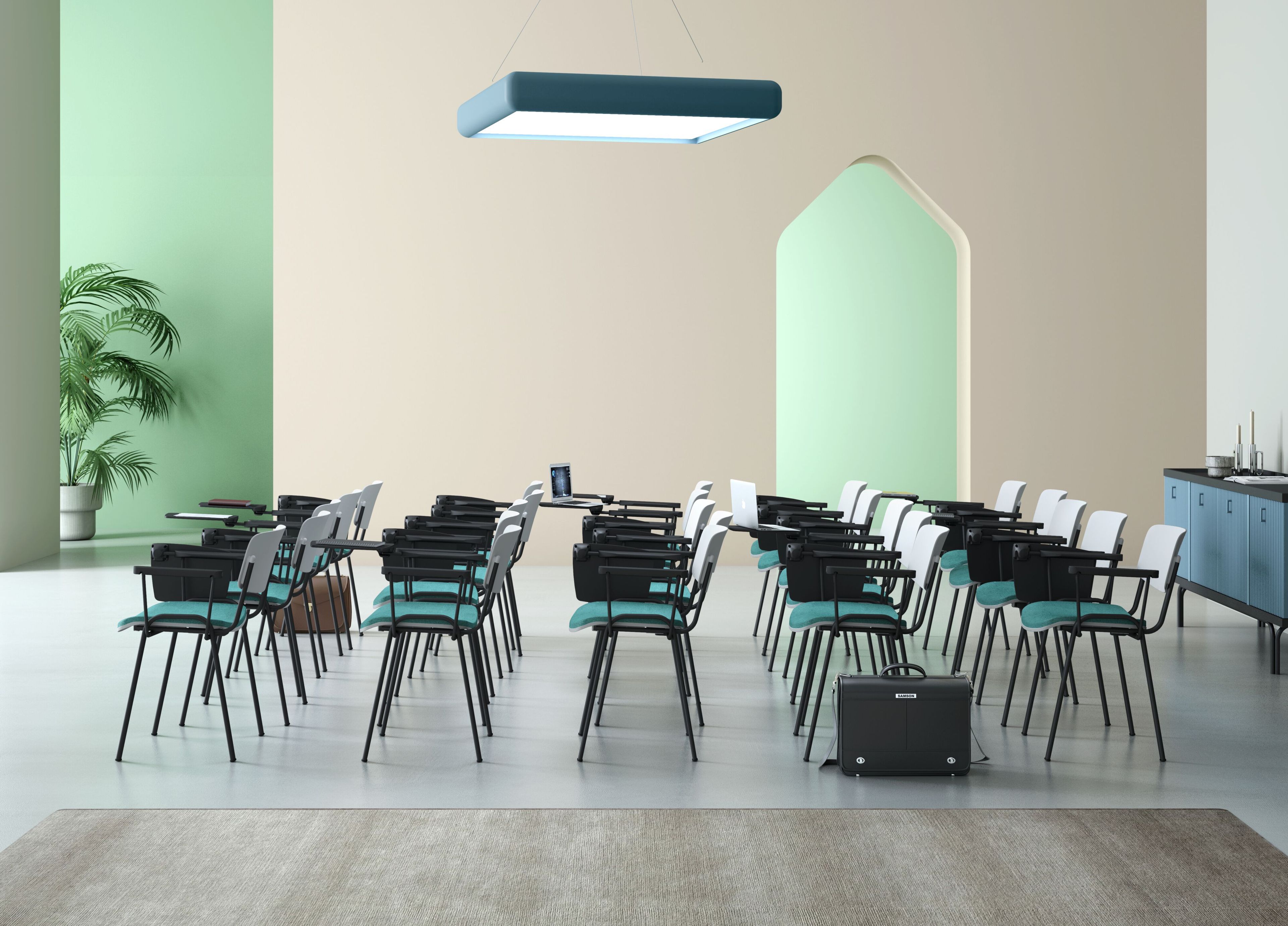 Стул для конференций из полипропилена с опрокидыванием Leyform Sally ARCH-00140583 - Вид №4