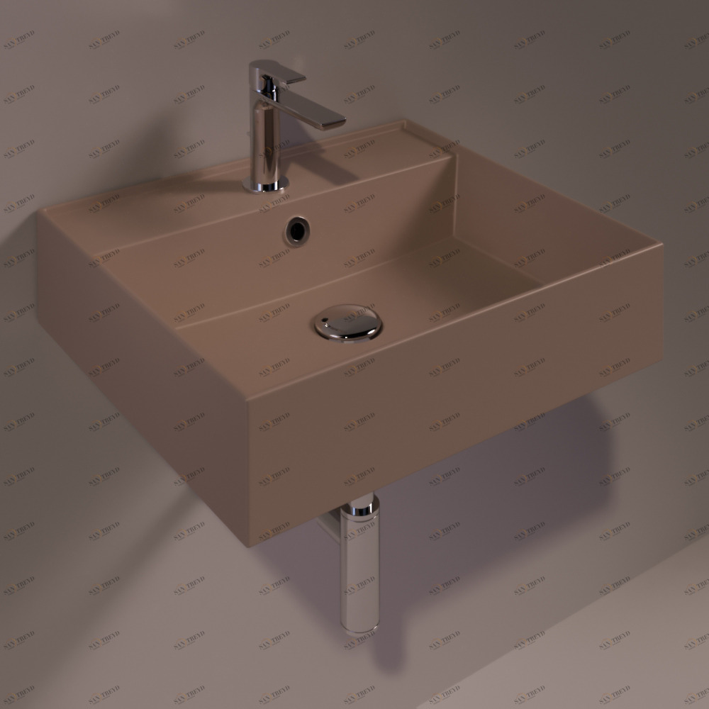 AG51MOKAMATT Подвесная раковина настенная прямоугольная Simas Agile